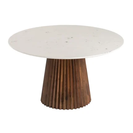 PRITI Round Marble Top Dining Table