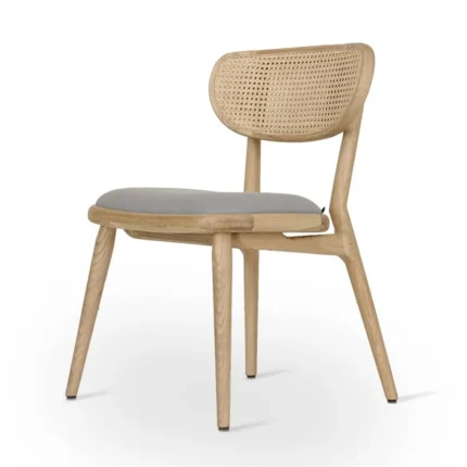 PRITI Dining & Study Chair with Rattan Back