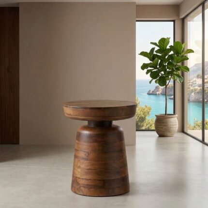 PRITI Accent Table (Solid Wood )