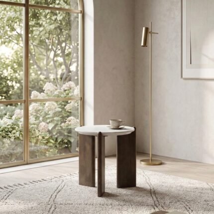 PRITI End Table (Solid Wood )