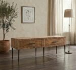 PRITI Entertainment Console (Solid Wood )