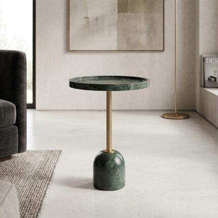 PRITI Marble Top End Table