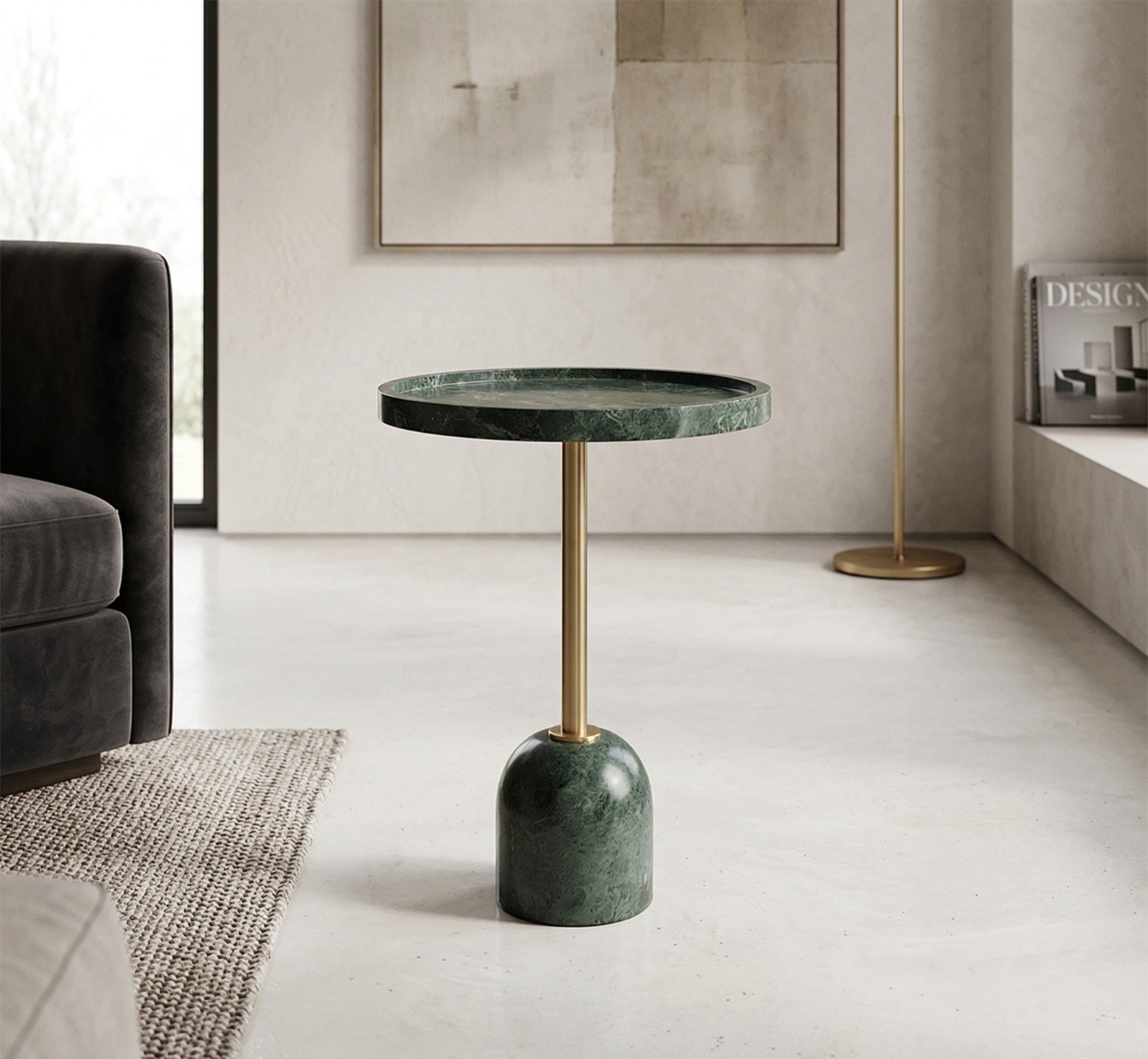 PRITI Marble Top End Table PRITI Marble Top End Table