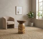 PRITI Solid Wood End Table