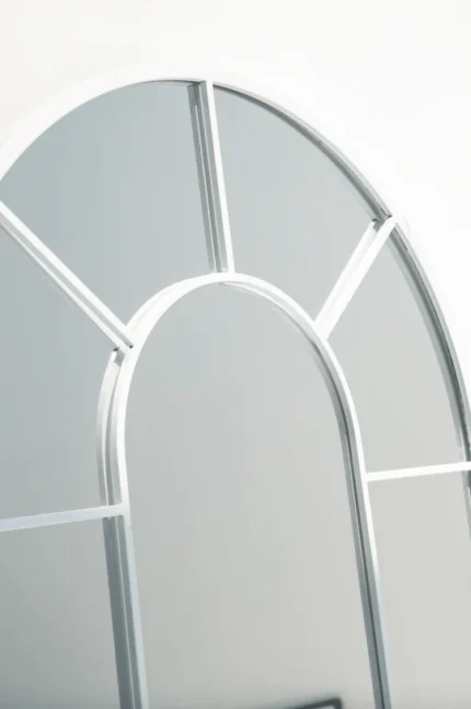 PRITI White Window Arch Mirror