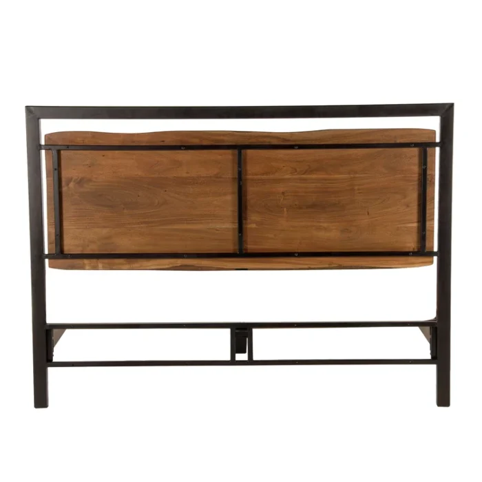 PRITI Solid Wood Platform Bed