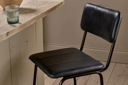 PRITI Counter Chair - Aged Black