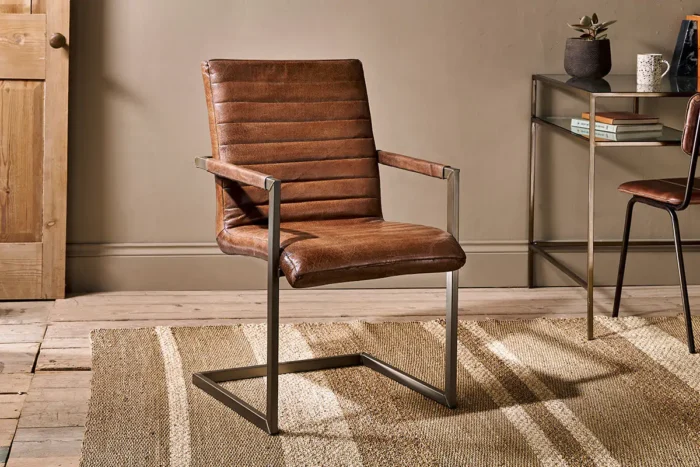 PRITI Leather Desk Chair