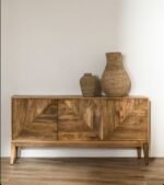 PRITI Handicraft Wooden Design Sideboard