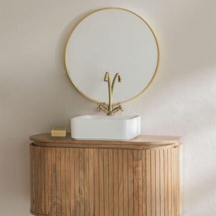 PRITI Suspended Bathroom Cabinet (Solid Wood )