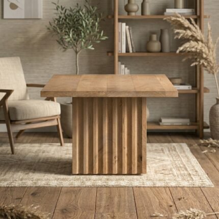 PRITI Solid Wood End Table