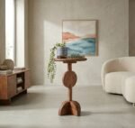 PRITI Solid Wood End Table (Mango Wood )