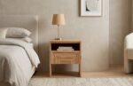 PRITI Wooden Handicraft Bedside Table