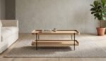 PRITI Rectangular Coffee Table (Solid Wood )