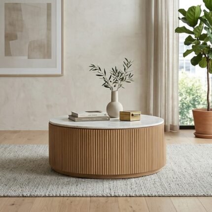 PRITI Round Coffee Table