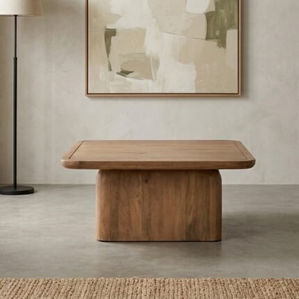 PRITI Square Coffee Table (Solid Wood )