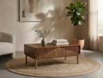 PRITI Wooden Rectangular Coffee Table