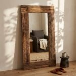 PRITI Railway Wooden Frame Mirror (Solid Wood) - Image 4