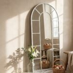 PRITI White Window Arch Mirror (2 Sizes)