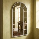 PRITI White Window Arch Mirror (2 Sizes) - Image 3