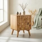 PRITI Wooden Nightstand - Image 3