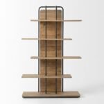 PRITI Industrial Bookshelf (Solid Wood )