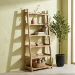 PRITI Ladder Bookcase (2 Sizes) (Solid Wood ) - Image 2