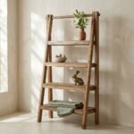 PRITI Recycled Wooden Bookshelf