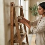 PRITI Recycled Wooden Bookshelf - Image 3