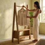 PRITI Recycled Wooden Coat Rack (Solid Wood ) - Image 2