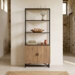 PRITI Storage Bookcase (Solid Wood)