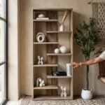 PRITI Wooden Display Shelves Unit (Solid Wood ) - Image 2