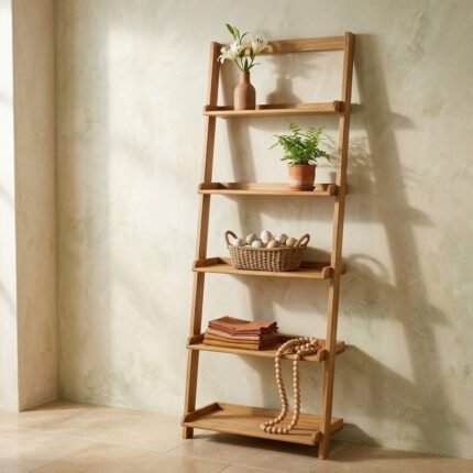 PRITI Wooden Shelving Unit