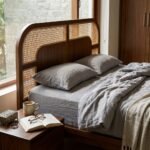 PRITI Cane Queen Bed (Solid Wood with cane ) - Image 9