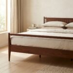 PRITI King Bed (Solid Sisam Wood ) - Image 3