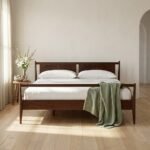 PRITI King Bed (Solid Sisam Wood )