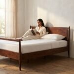 PRITI King Bed (Solid Sisam Wood ) - Image 2