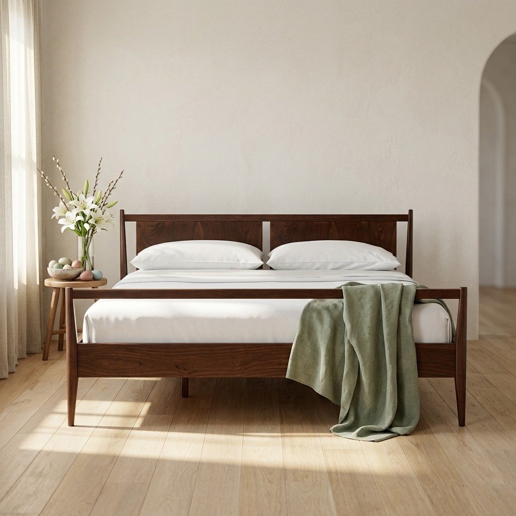 PRITI King Bed (Solid Sisam Wood ) PRITI King Bed (Solid Sisam Wood )