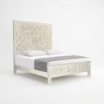 PRITI Solid Mango Wood Platform Bed