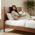PRITI Solid Wood Platform Bed (Solid Sisam Wood ) - Image 2