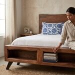 PRITI Solid Wood Platform Storage Bed (Solid Sisam Wood ) - Image 3