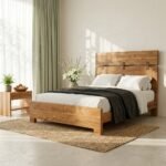 PRITI Solid Wood Standard Bed (Sisam Wood )