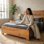 PRITI Solid Wood Standard Bed (Sisam Wood ) - Image 2