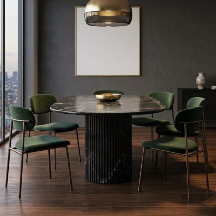 PRITI Dining Table (Black)