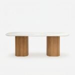 PRITI Dining Table (Brown Wood ) - Image 4