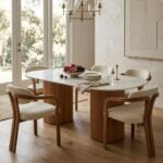 PRITI Dining Table (Brown Wood ) - Image 3