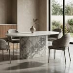 PRITI Dining Table (White) - Image 3