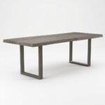 PRITI Dining Table (Wooden Top with Metal legs )