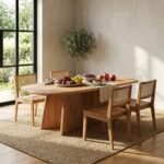 PRITI Lotus Table (Solid Wood ) - Image 2