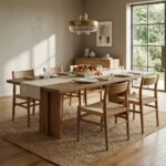 PRITI Solid Wood Dining Table